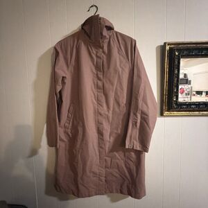 Joy Lab Windbreaker Jacket Womens Size XS Pink Lightweight Full Zip Nylon